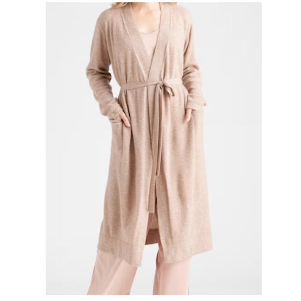 Quince - Mongolian Cashmere Robe - Oatmeal